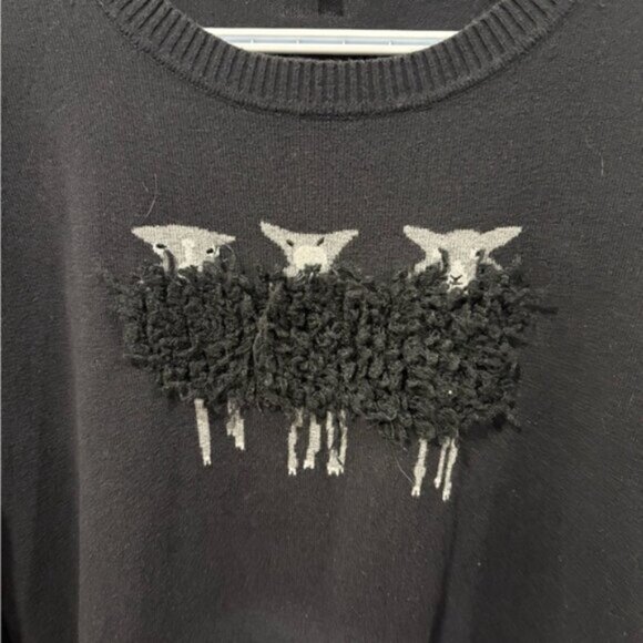 LISA TODD HOLY SHEEP SWEATER - Picture 4 of 9